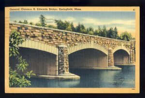 Springfield, Massachusetts/MA Postcard, General Clarence R. Edwards Bridge