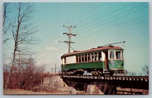 Vintage Railroad Train Locomotive Postcard - Hagerstown & Frederick #171