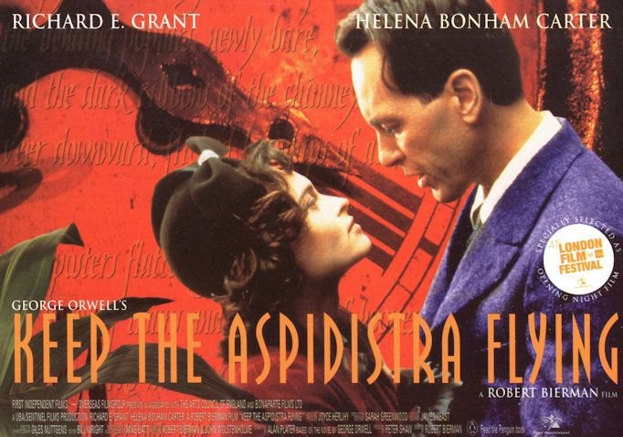 Keep The Aspidistra Flying George Orwell Book Film Poster Postcard