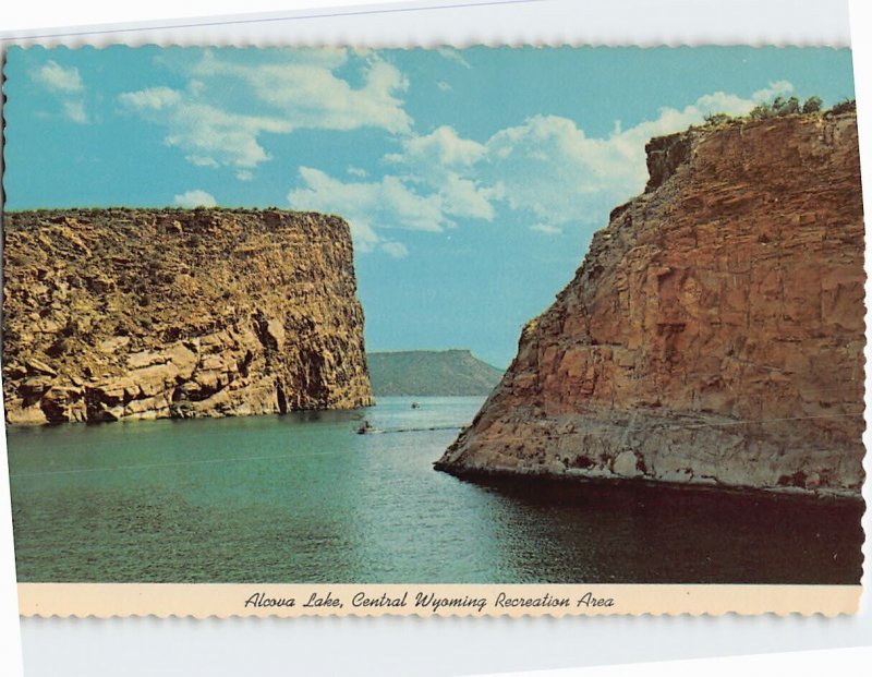 Postcard Alcova Lake, Central Wyoming Recreation Area, Wyoming