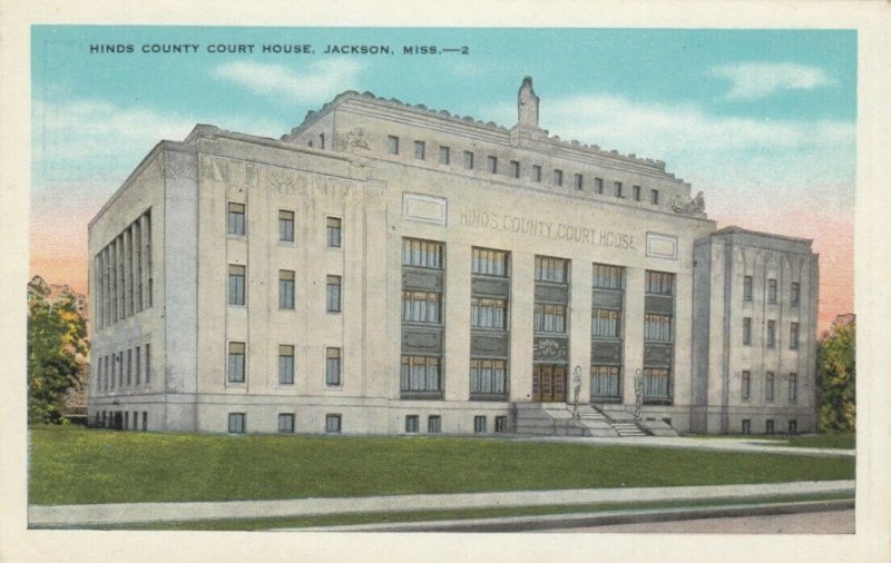 JACKSON  Mississippi 1910s-30s  Court House