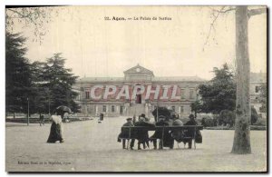 Old Postcard Agen Courthouse