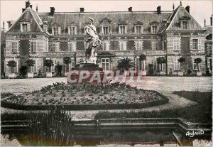 Postcard Modern Menars (Loir et Cher) Chateau North Facade Statue of Augustus