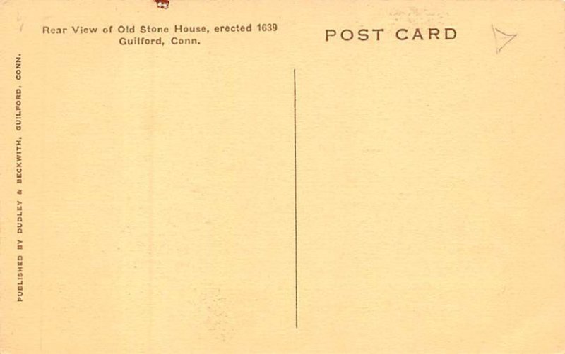 Old Stone House Guilford, Connecticut CT