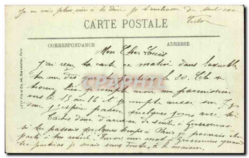 Old Postcard Chartres Place of Epars