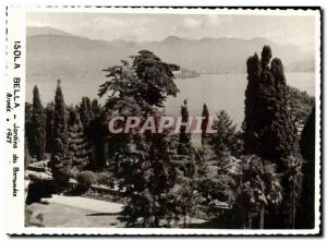 Old Postcard Isola Bella Gardens Borromees Year 1957