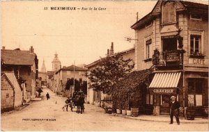 CPA MEXIMIEUX - Rue de la Gare (89057)