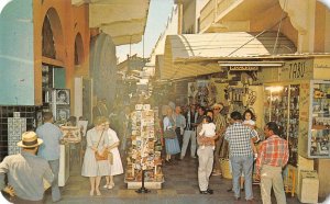 Curio Store, Tijuana, BC, Mexico Postcard Rack 1950s Vintage Postcard