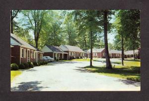 VA Gateway Motor Lodge Motel Cabins Fairfax Virginia Postcard