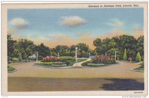 Entrance To Antelope Park, LINCOLN, Nebraska, 1930-1940s