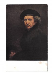 Rembrandt Self Portrait Painting National Gallery of Art Postcard Washington DC