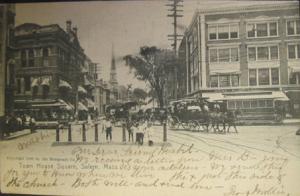 SALEM MA Town House Square c1905 Postcard