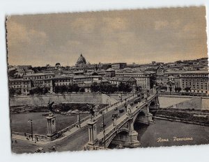 Postcard General View of Rome Italy