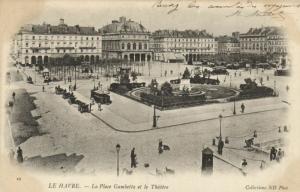 CPA Le HAVRE - La Bourse et la Passerelle (200874)