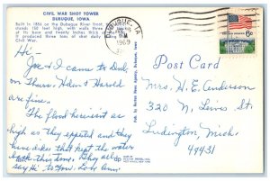 1969 Civil War Shot Tower Dubuque Built In 1856 Iowa IA Posted Vintage Postcard