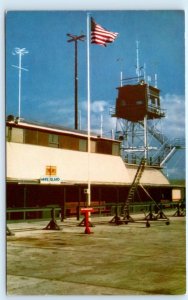 MARSHALL ISLANDS ~ Wake Island AIRPORT TERMINAL BUILDING  c1950s Postcard