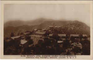 PC PAKISTAN, GENERAL VIEW, CHERAT, Vintage REAL PHOTO Postcard (b43325)