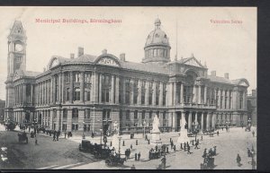 Warwickshire Postcard - Municipal Buildings, Birmingham   RS2216