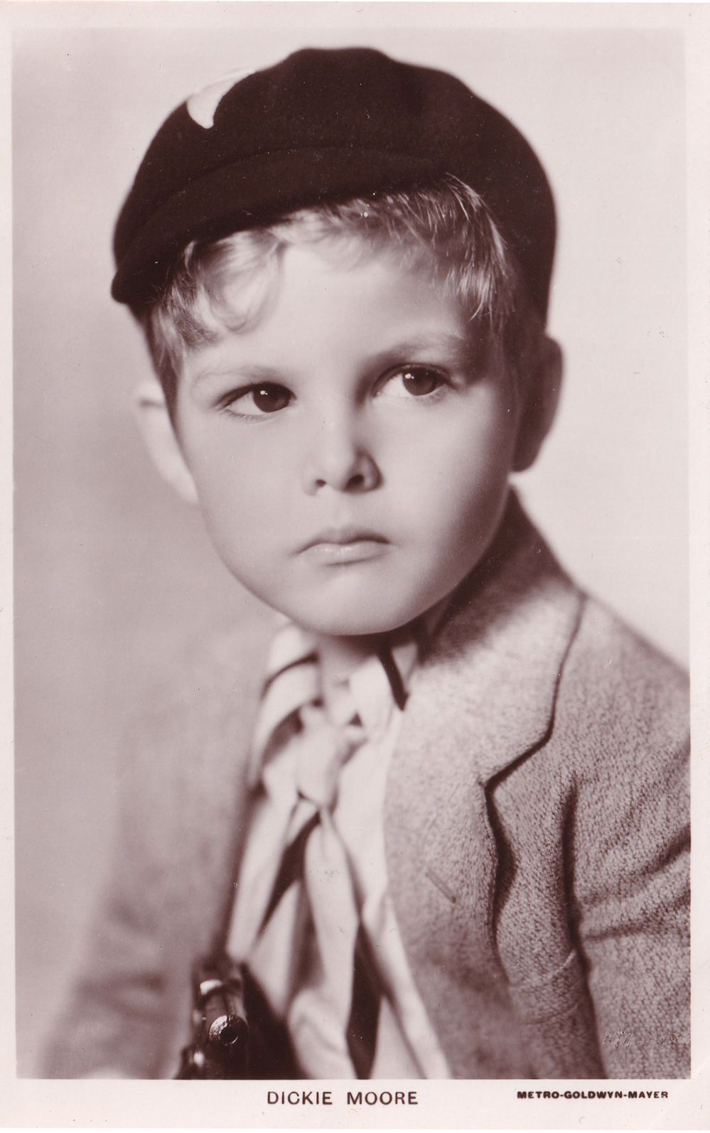 Dickie Moore Picturegoer Real Photo Child Film Star Postcard Topics