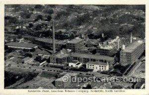 Reidsville Plant, North Carolina, USA Tobacco Unused light corner wear