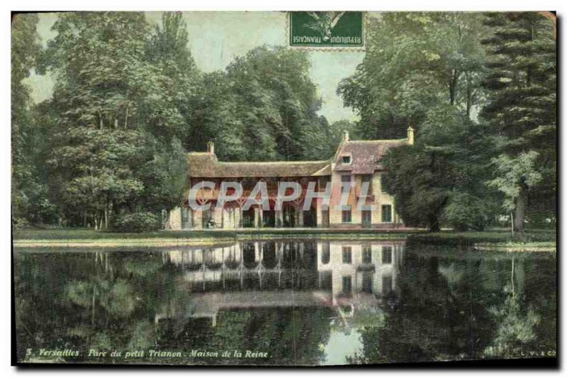 Old Postcard Versailles Park Petit Trianon Queen's House