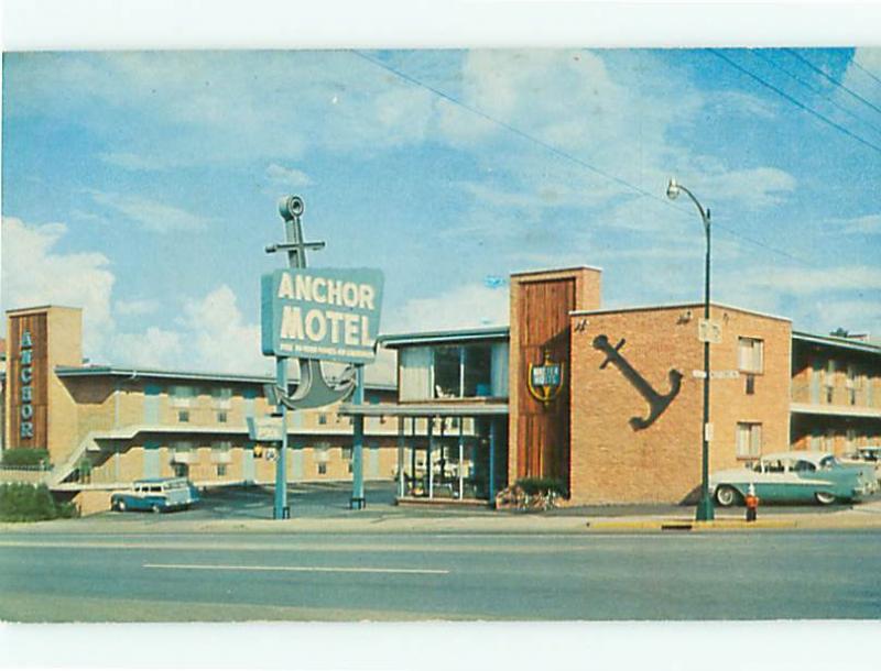 Vintage Post Card Anchor Motel Beautyrest Mattresses 70 Hwy Nashville TN  # 4088