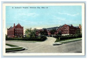 Oklahoma City OK, St. Anthony's Hospital Building Unposted Vintage Postcard