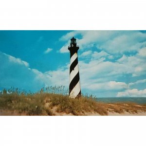 Lighthouse Cape Hatteras Buxton NC Postcard Tallest Lighthouse