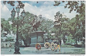 CARACAS , Venezuela , 50-60s : Simon Bolivar Statue