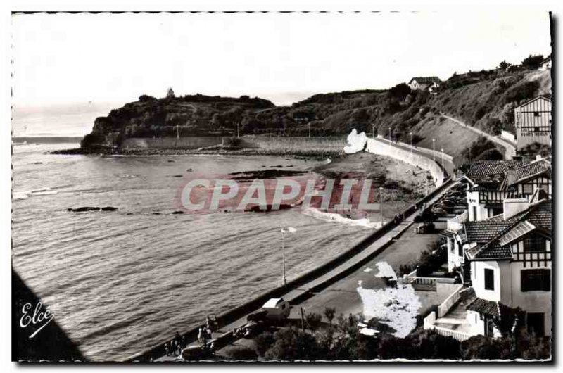 Modern Postcard Saint Jean de Luz (Pyrenees Bass) La Cote and the Beach to St...