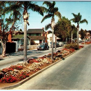 c1950s Balboa Island, CA Park Ave Marine Shopping District Newport Harbor A126