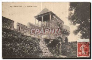 Old Postcard Fougeres Tower Coigny