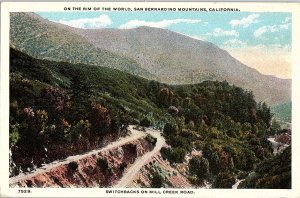 Postcard MOUNTAIN SCENE San Bernardino California CA AI2690