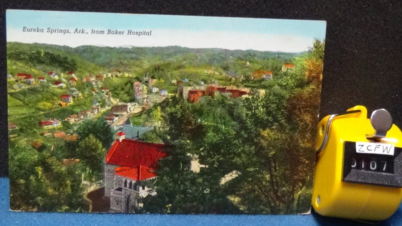 STD Vintage Eureka Springs Arkansas from Baker Hospital Posted 1946