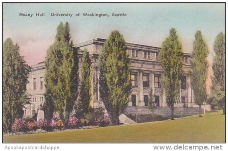 Washington Seattle Meany Hall University Of Washington Albertype