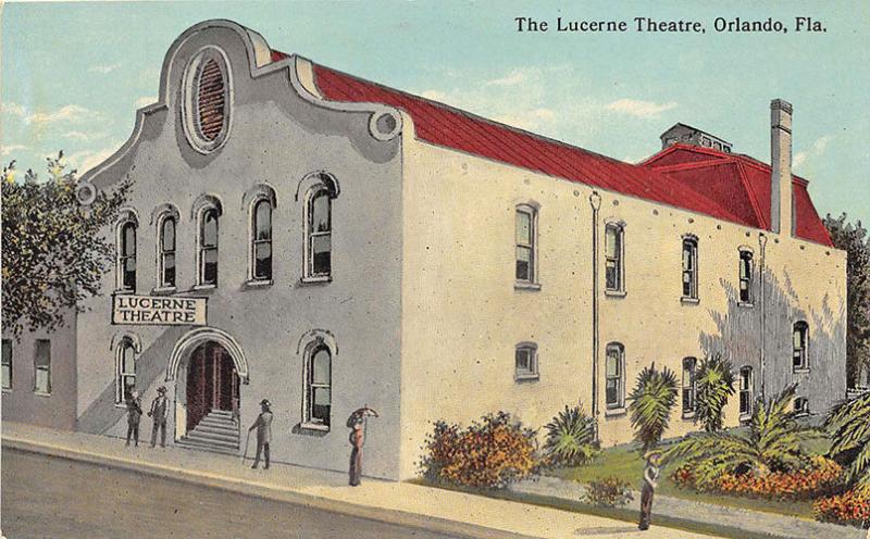 Orlando FL The Lucerne Theatre Postcard