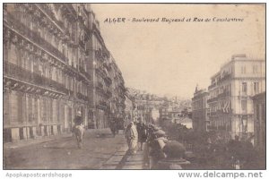 Algeria Algiers Boulevard Bugeaud et Rue de Constantine