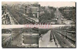 Old Postcard Paris and its Wonders the Champs Elysees Avenue and the Opera Br...