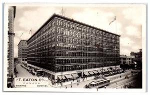 RPPC T. Eaton Co. Ltd., Winnipeg, Manitoba, Canada Postcard