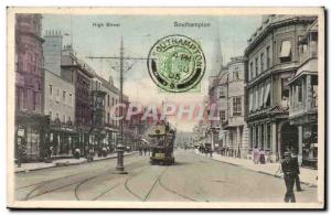 Great Britain Great Britain Old Postcard High street Southampton