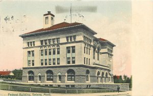 Postcard Montana Helena Federal Building Rieder Hand colored 23-7915