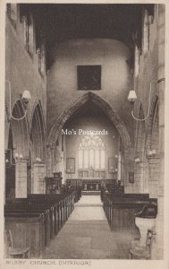 Leicestershire Postcard - Sileby Church Interior  SW19241