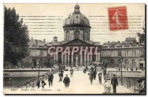 Postcard Old Paris VI Institute