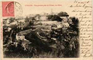 CPA Avallon - Vue Generale prise du Chateau des Alleux FRANCE (960603)