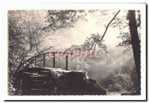 Avallon Modern Postcard The bridge guards on Cousin