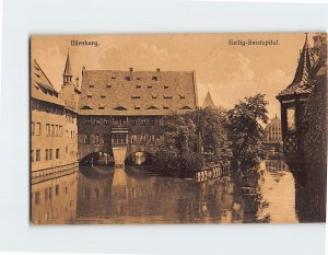 Postcard Heilig Geistspital Nürnberg Germany