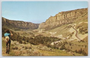 State View~Tensleep Canyon WY~US Hiway “Sweet 16”~Big Horn Mtn~Vintage Postcard