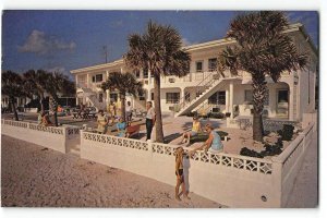Indian Rocks Beach, Florida SUNSET VIEW MOTEL APARTMENTS 1970 Rare Postcard