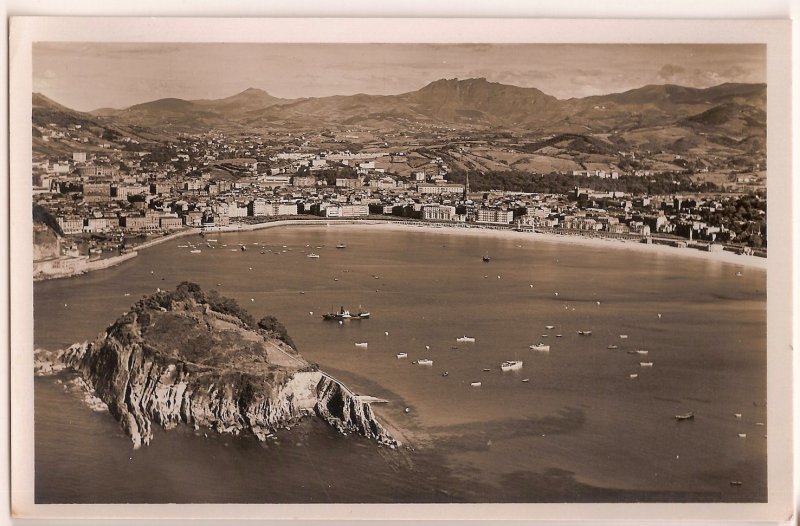 RPPC San Sebastian, Vista desde el monte Igueldo. Foto Galarza.