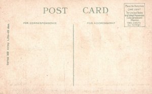 Vintage Postcard 1920's Military Camp Troops Camp Meade Admiral, Maryland MD